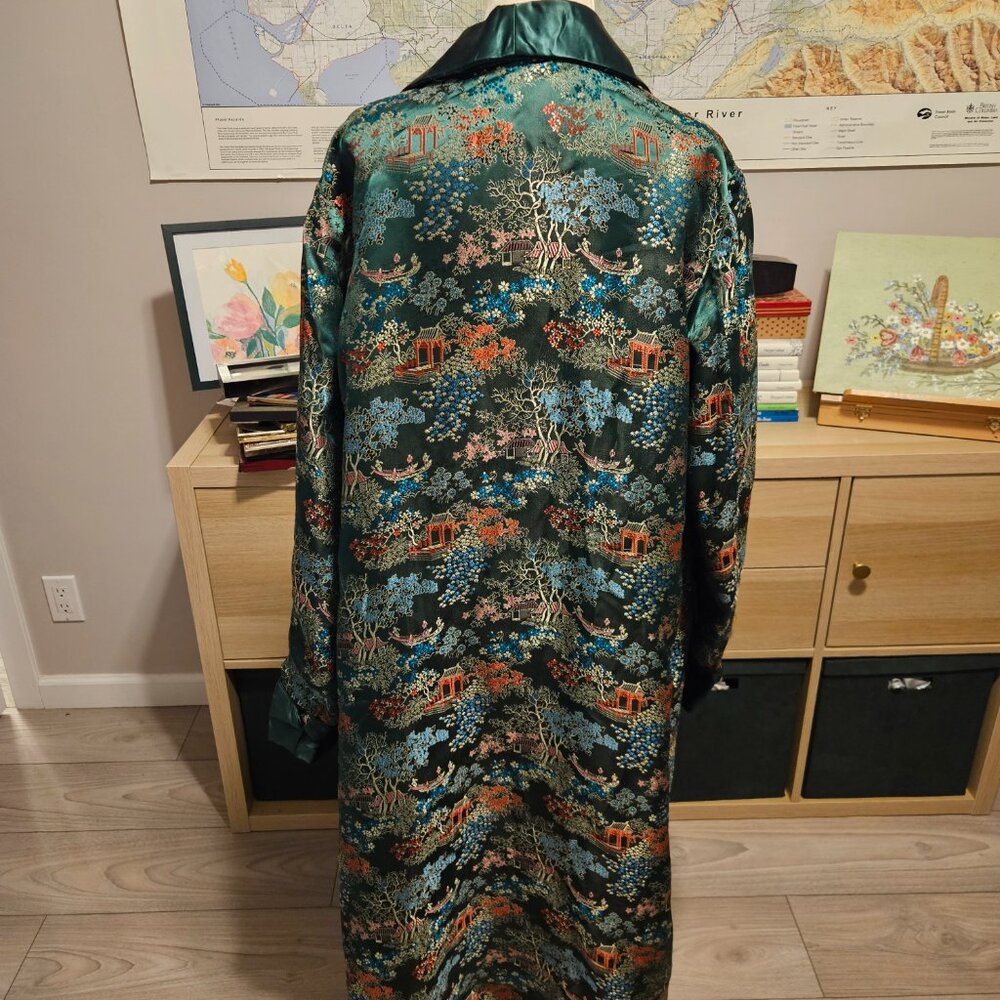 Vintage Silk Brocade Robe - Picture 2 of 8